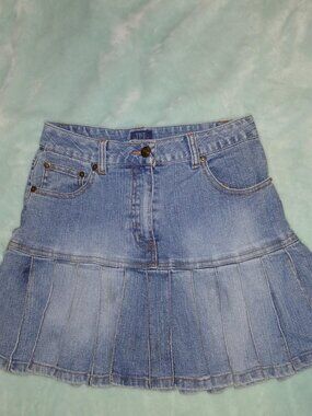The Blues blue denim pleated skirt Size 12 in kids,...